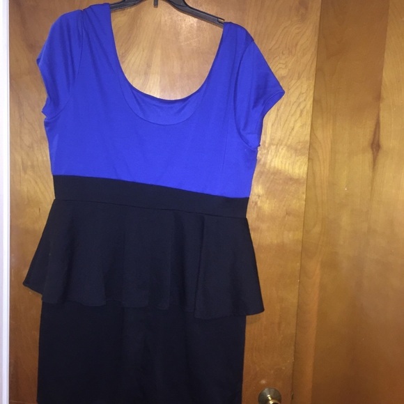 Just for wraps plus size Peplum dress size 3x - Picture 2 of 3